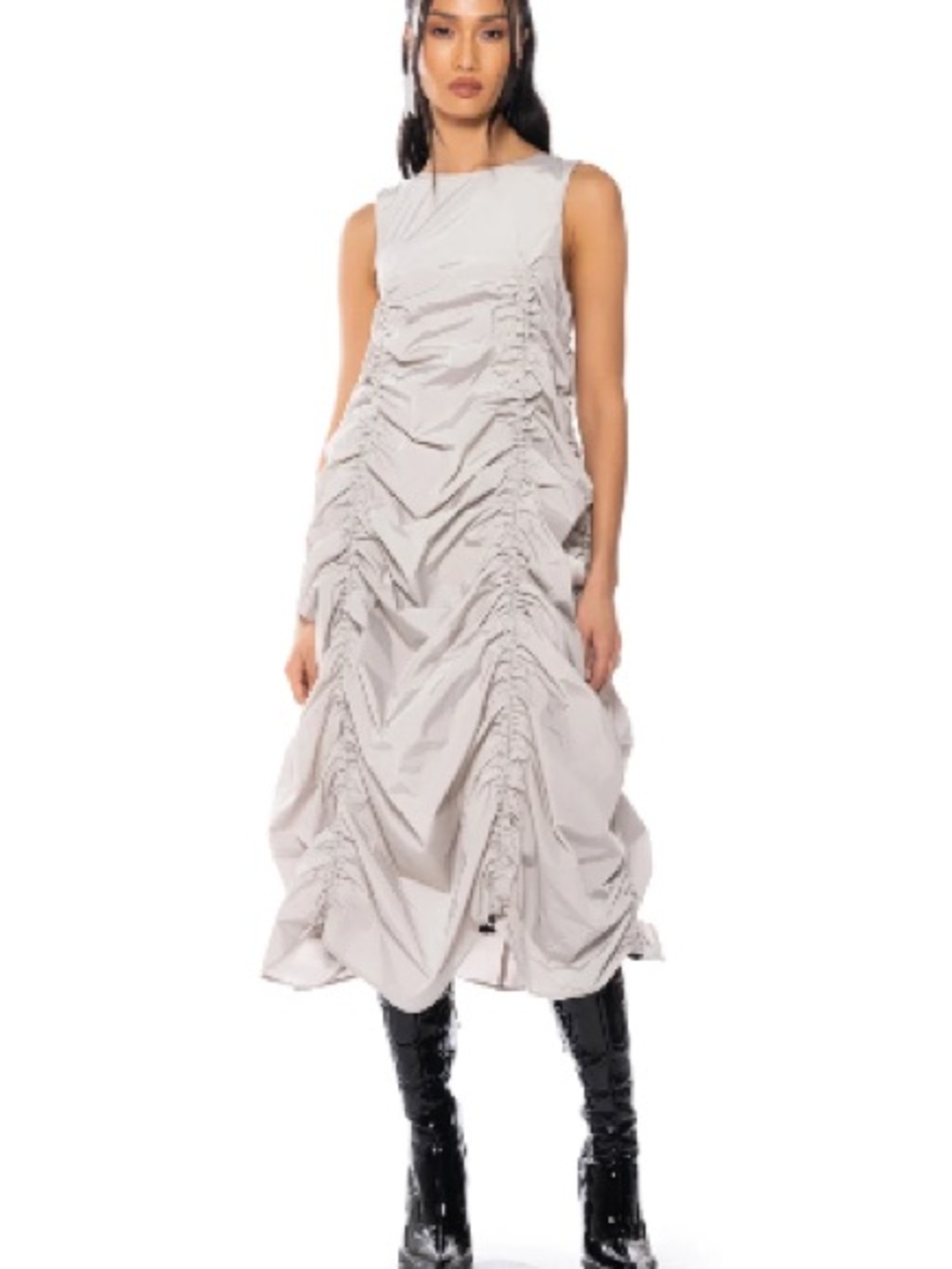 CHLOE DRAWSTRING MINI DRESS size XL